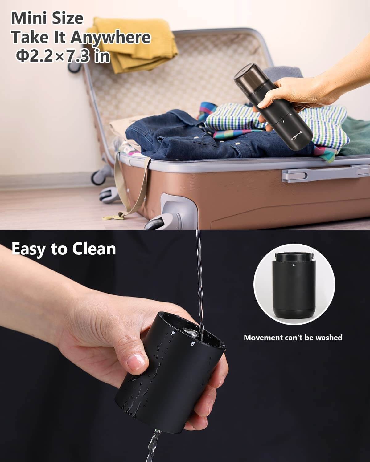Portable Coffee Bean Grinder USB Charge Smart Sensing Electric Coffee  Grinder Automatic Coffee Beans Mill for Home Travel Office